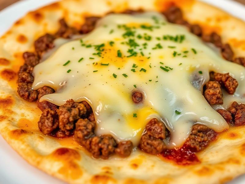 Kafta With Cheese at Manakish Abou Tony