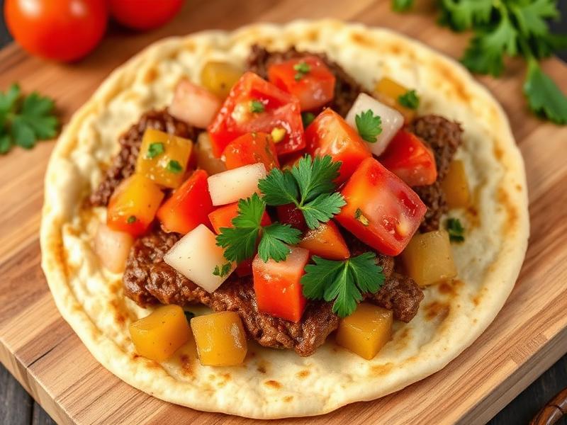 Kafta With Khodra at Manakish Abou Tony