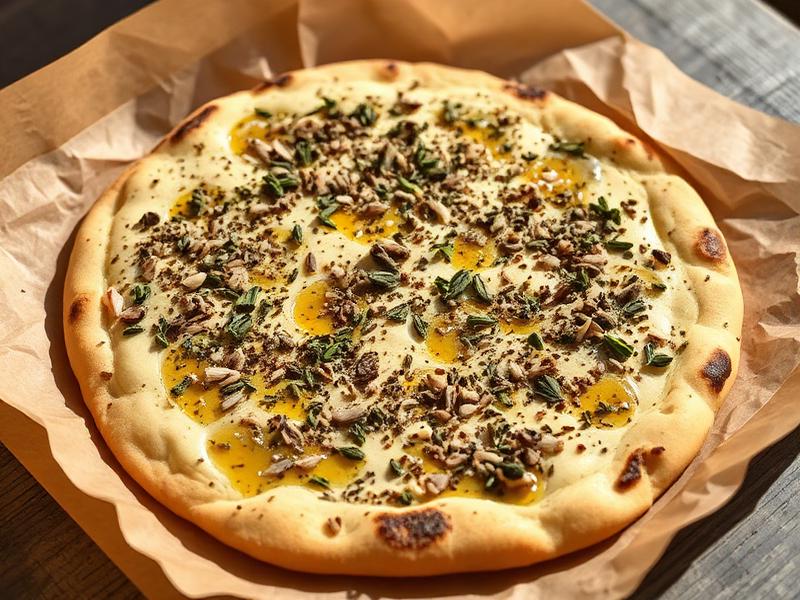Zaatar at Manakish Abou Tony